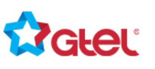 GTEL logo with arrow