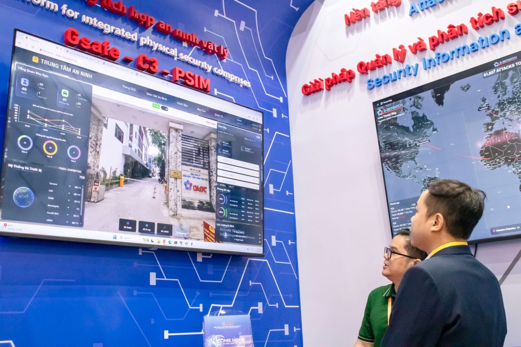 Nền tảng tích hợp an ninh vật lý Gsafe-C3-PSIM